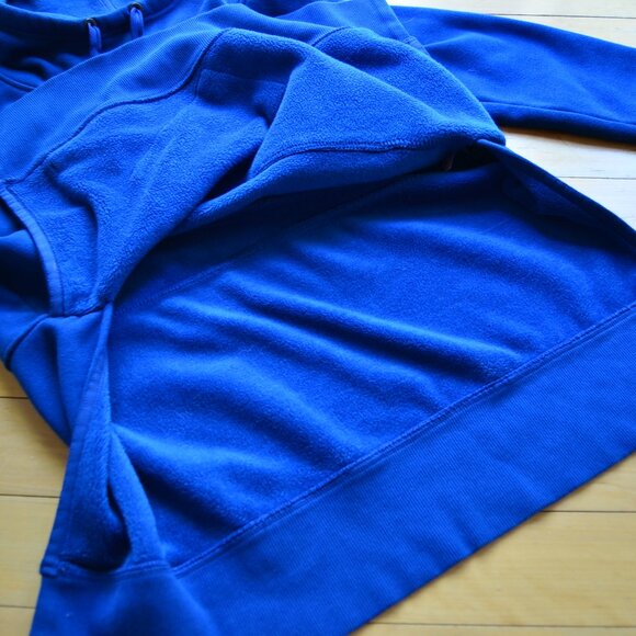 Athleta Hoodie Womens XS Blue Sweatshirt Pocket Side Slits Activewear - Picture 6 of 12